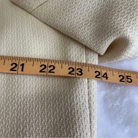 Jones Studio Separates Butter Yellow Textured Blazer Jacket 18W Plus Size Pro - Picture 5 of 6